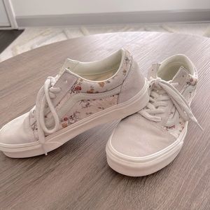 Vans Old Skool Vintage "Floral Grey" - EUC - Size 7.5